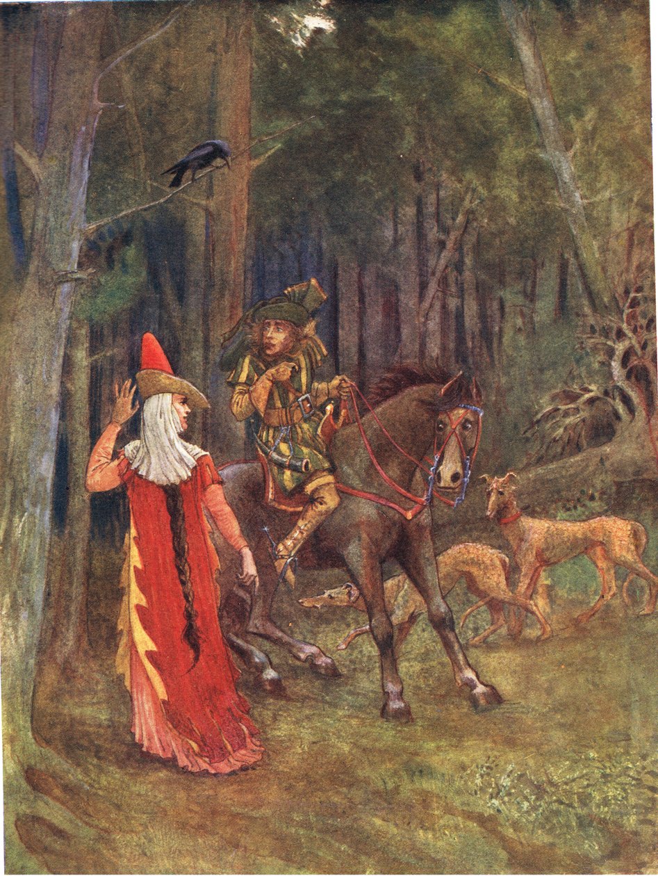 Waldesgesprach，来自&39;A Picture Song Book&39;的插图，1910年 作者 乔治，卡莱尔·霍华德（Carlisle Howard）第9伯爵