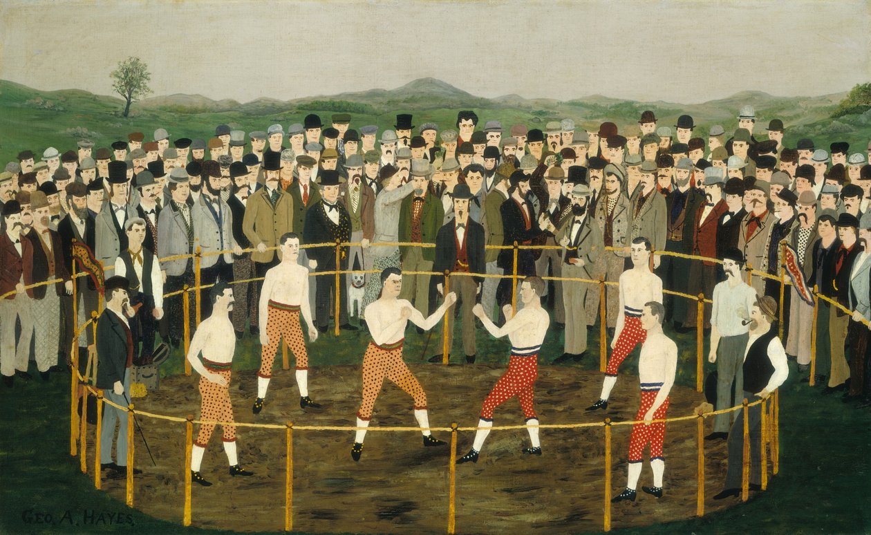 赤手空拳，约18701885。 作者 乔治·A·海斯