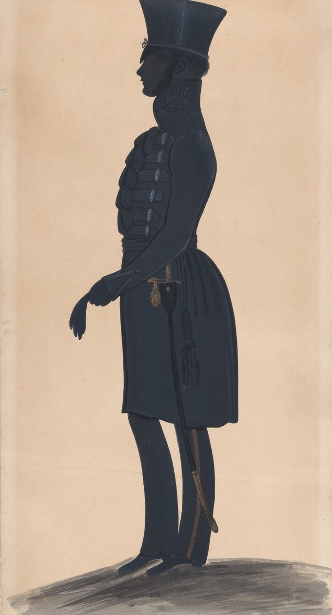 丹尼尔（H.J. Daniell）上校，左侧全长，1827-44。 作者 乔治·安吉洛·克劳赫斯特