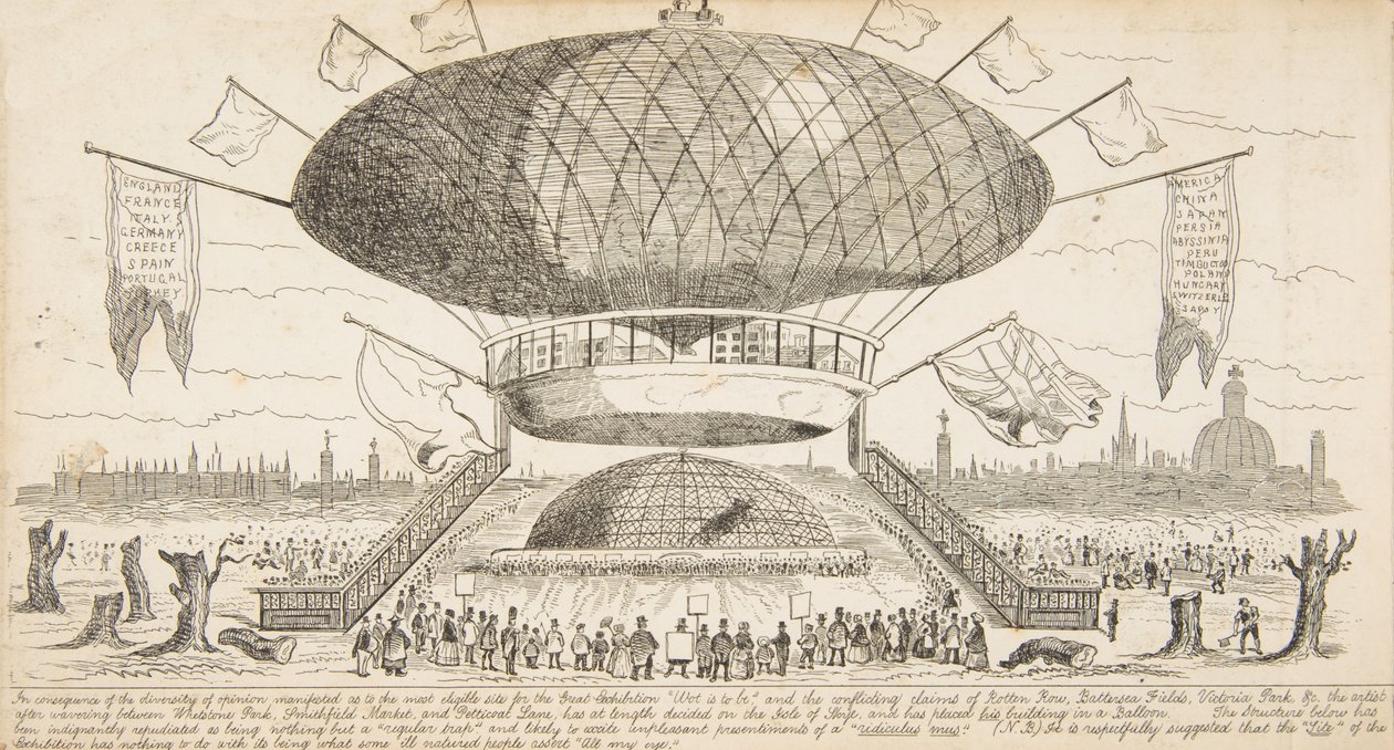 将要举行的大展览会，各国工业的可能结果，1850年。 作者 乔治·奥古斯都·萨拉