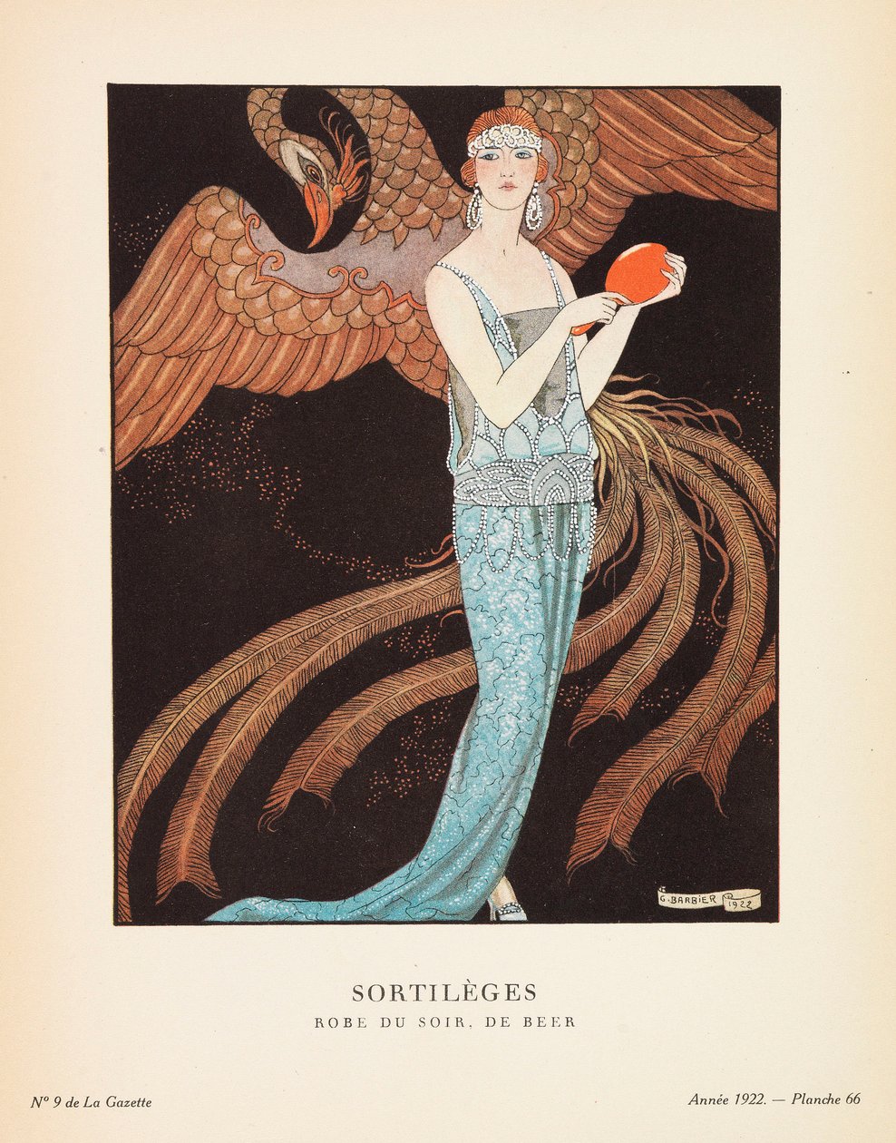 Gazette du Bon Ton, 1922年。 作者 乔治·理发师