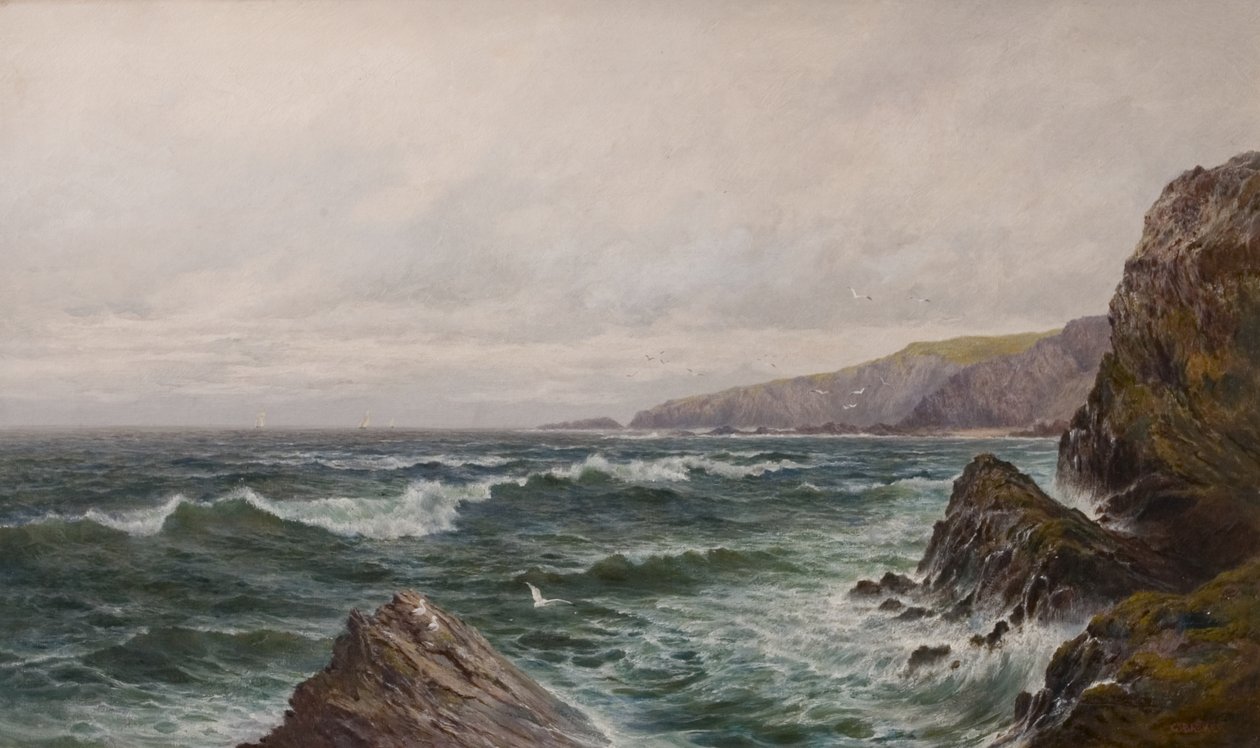 海景，19至20世纪末期 作者 乔治·巴克
