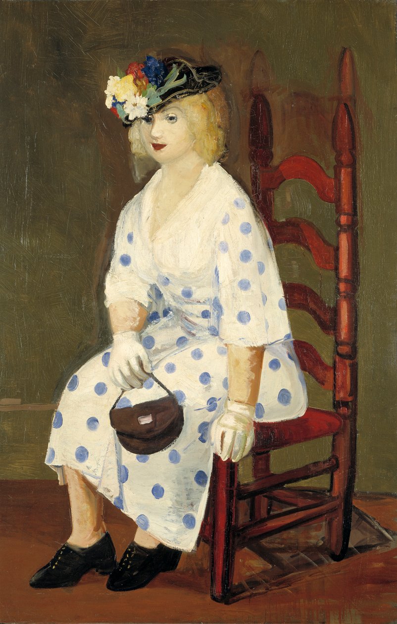 波尔卡圆点裙，1927年。 作者 乔治·本杰明·卢克斯