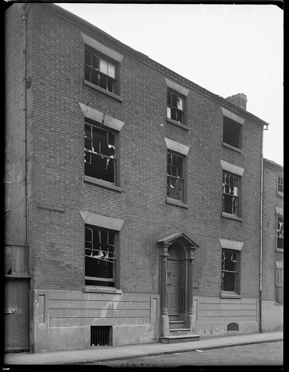 伯明翰Digbeth的Deritend的Chapel House街，Chapel House街，1941年。 作者 乔治·伯纳德·梅森