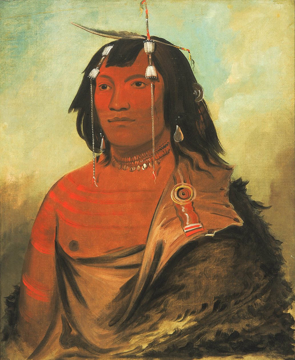 Bi-éets-ee-cure，非常可爱的人，1832年。 作者 乔治·卡特琳