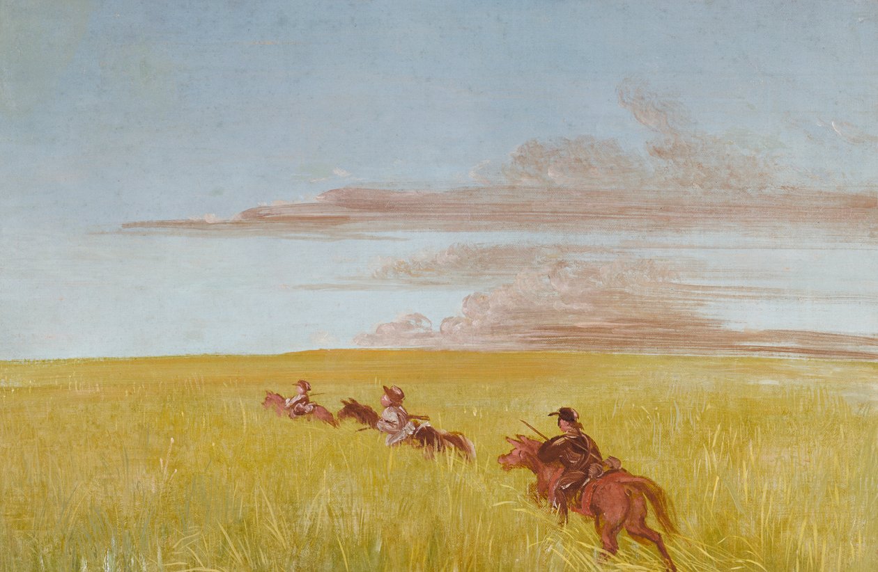 博格德、巴蒂斯特和我，在密苏里州底层的旅行，1837-1839。 作者 乔治·卡特琳