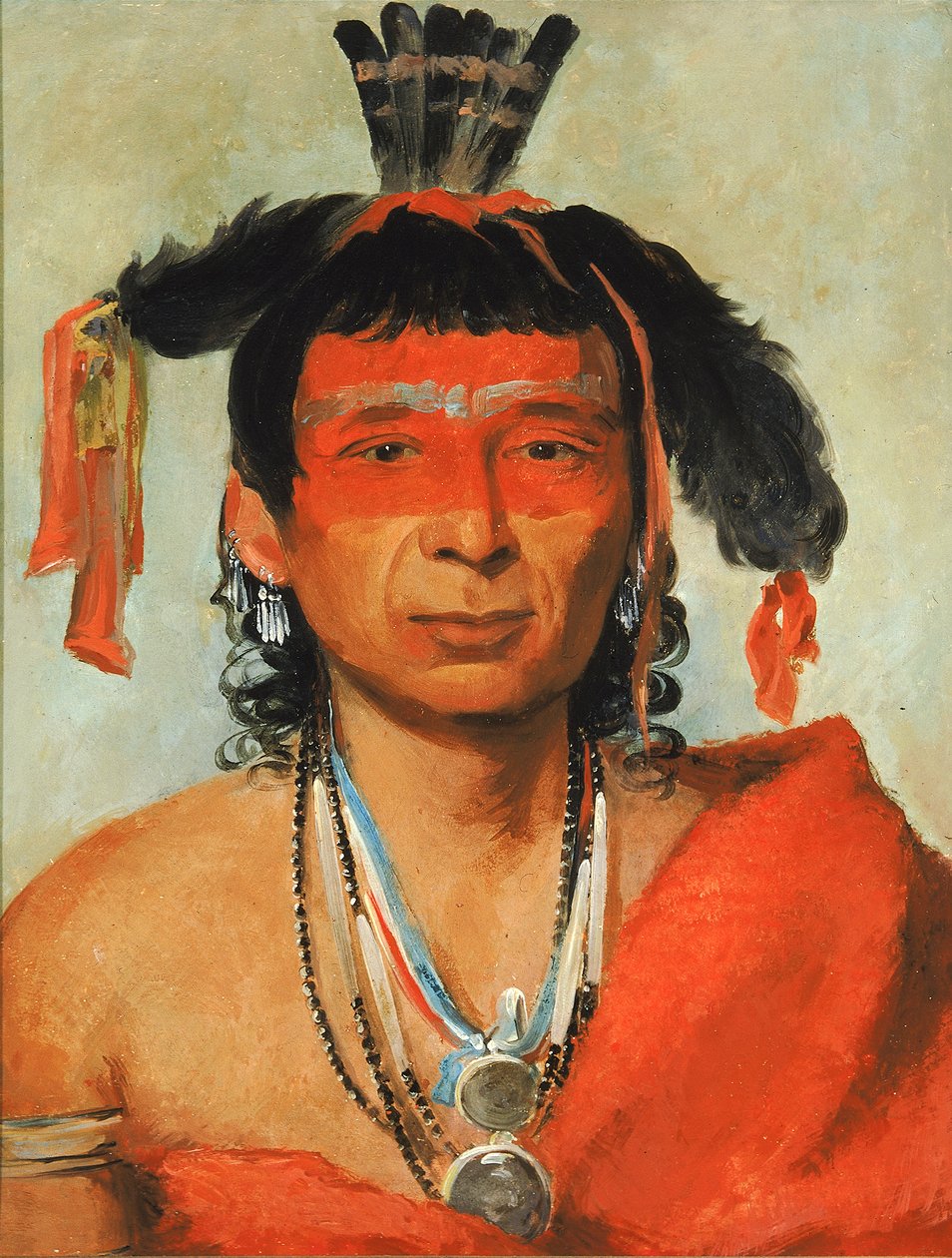 Másh-kee-wet，一个伟大的丹迪，1831年。 作者 乔治·卡特琳