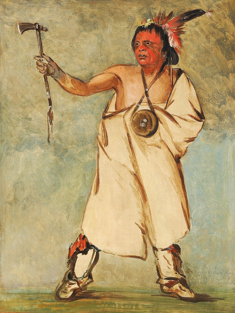 Naw-naw-páy-ee，士兵 作者 乔治·卡特琳