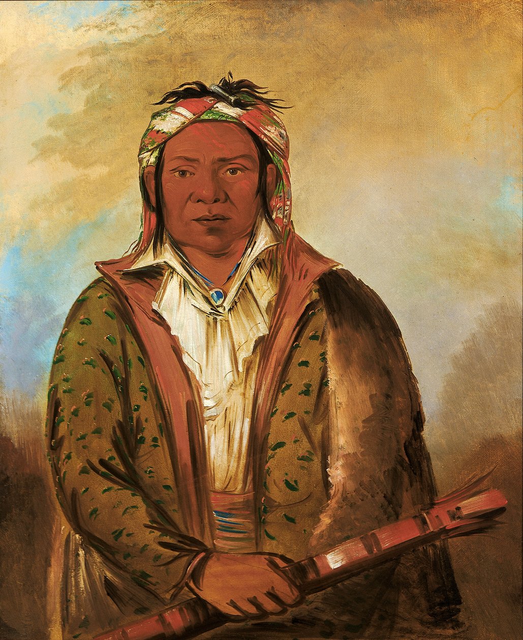 Shee-náh-wee，1830年。 作者 乔治·卡特琳