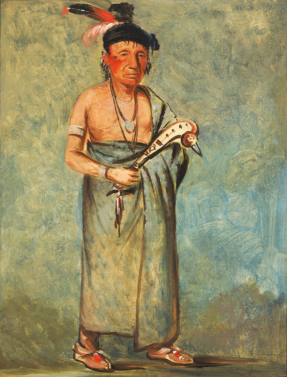 Span-e-o-née-kaw，《西班牙人》，1828年。 作者 乔治·卡特琳