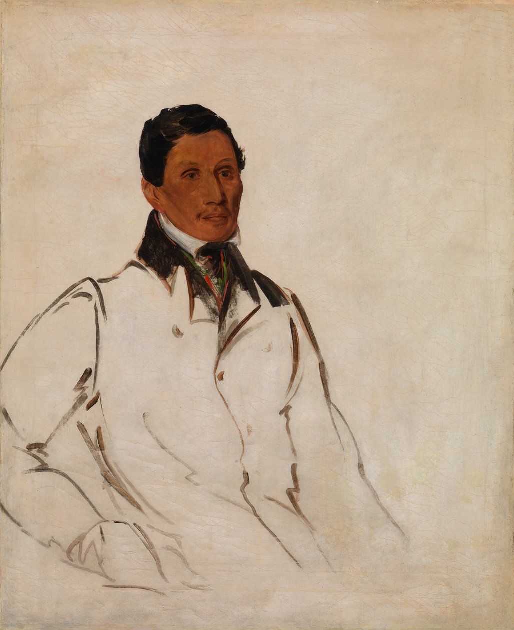 Waun-naw-con, The Dish John W. Quinney, a missionary preacher, 1836. 作者 乔治·卡特琳