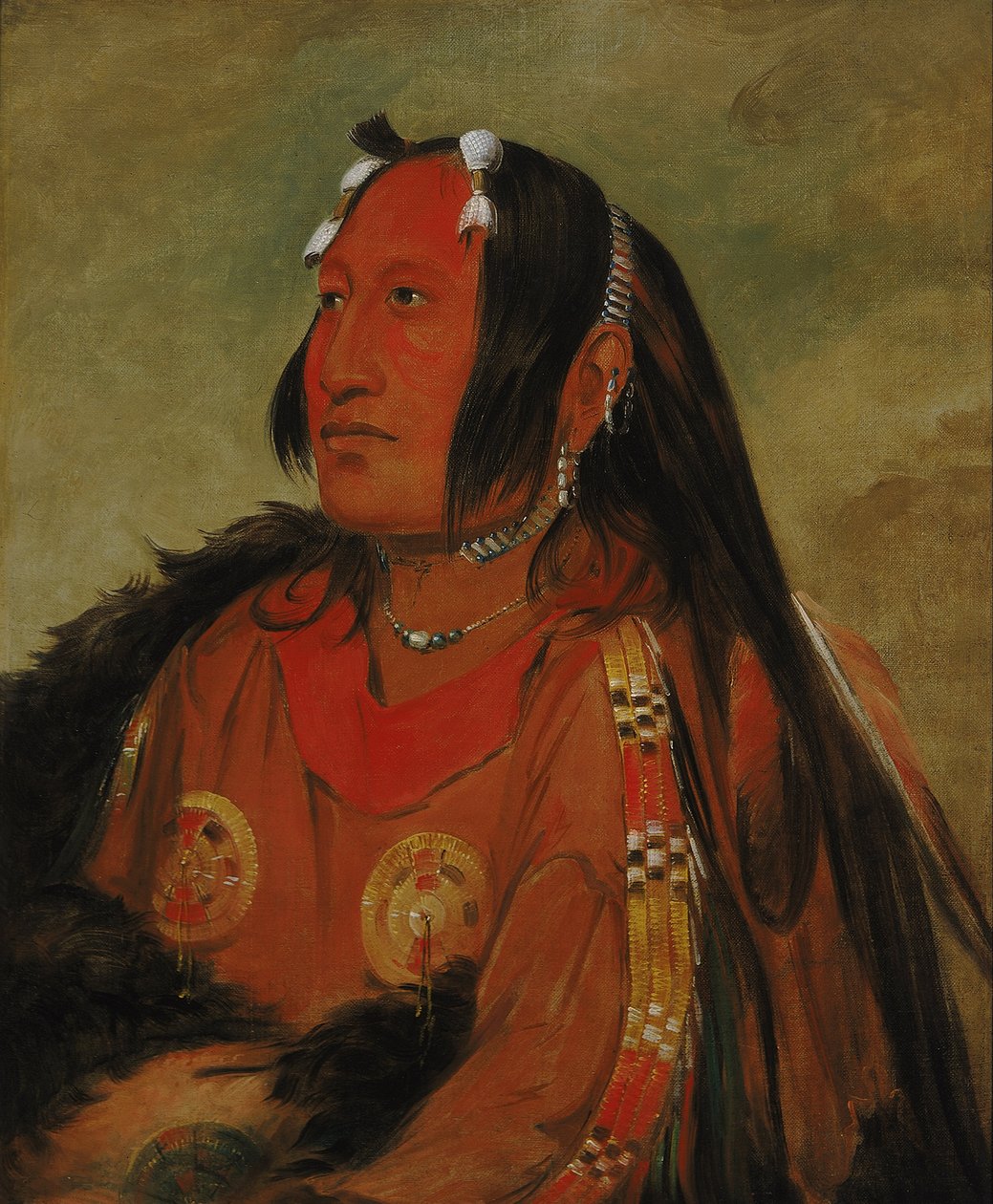 Wi-jún-jon, 鸽蛋头（光），杰出青年战士 作者 乔治·卡特琳