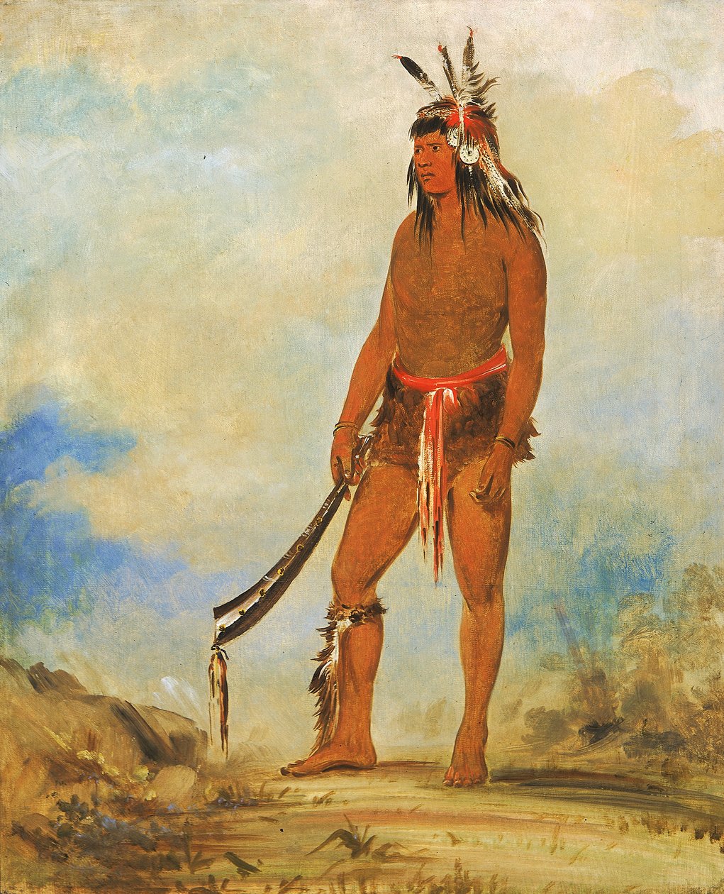 Won-de-tów-a，《奇迹》，1835年。 作者 乔治·卡特琳