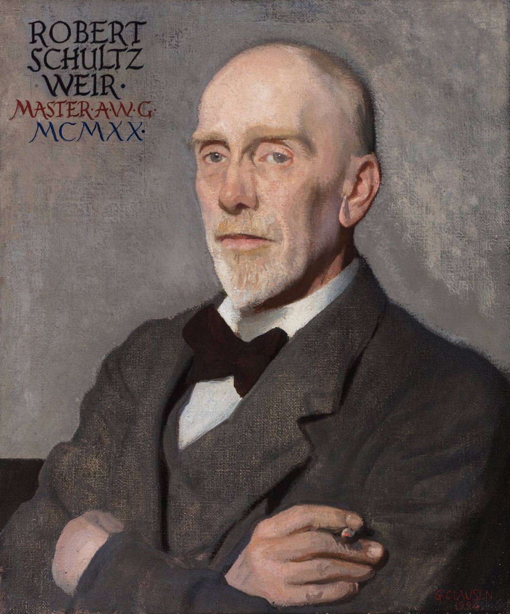 Robert W. Schultz Weir 的肖像 作者 乔治·克劳森