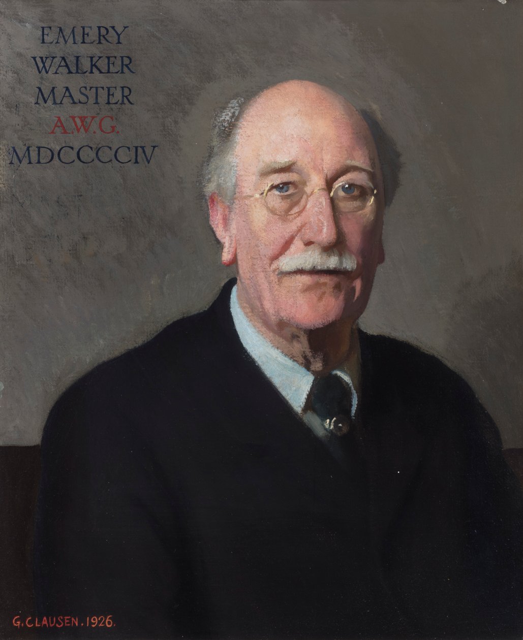 Portrait of Sir Emery Walker 作者 乔治·克劳森