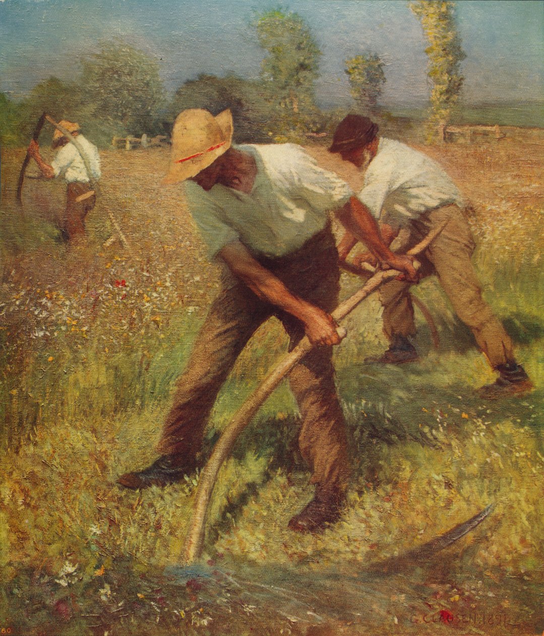 割草机，c1891，c1915 作者 乔治·克劳森