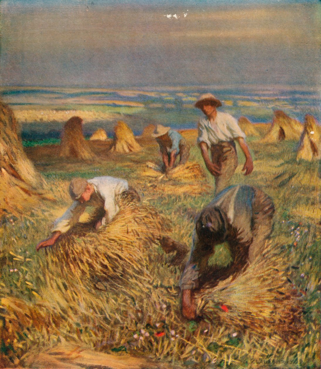 捆捆捆捆车，1902年，1923年。 作者 乔治·克劳森