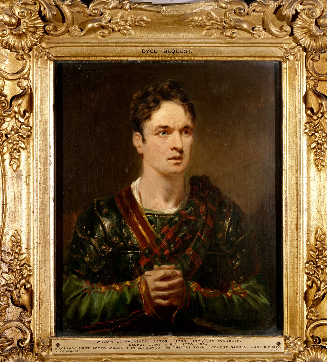 威廉·麦克雷德（William Macready）饰演麦克白（Macbeth），约1820年 作者 乔治·克林特