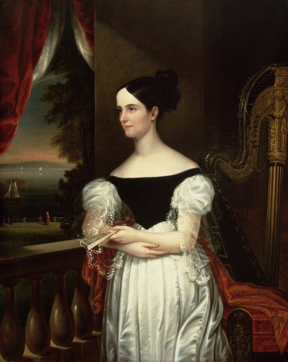 罗伯特·唐纳森夫人（Susan Jane Gaston）1832年 作者 乔治·库克