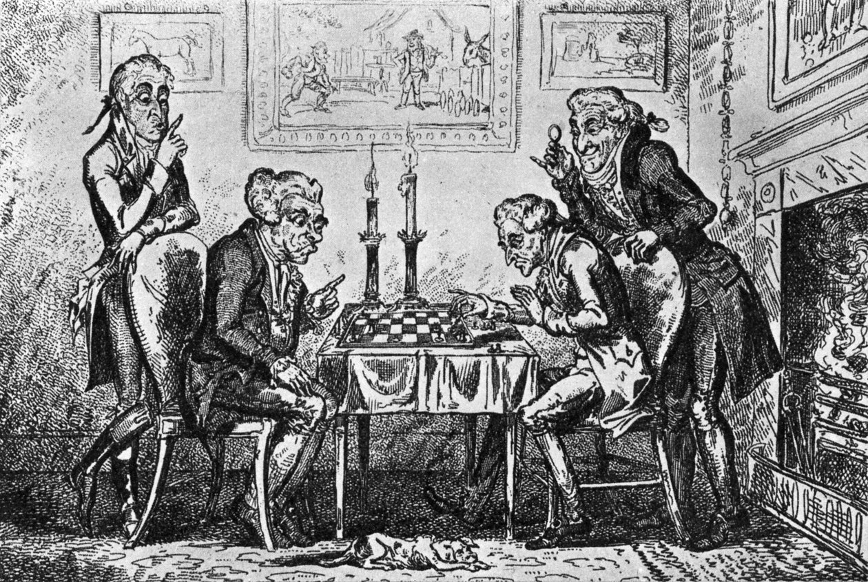 国际象棋游戏 作者 乔治·克鲁克申克