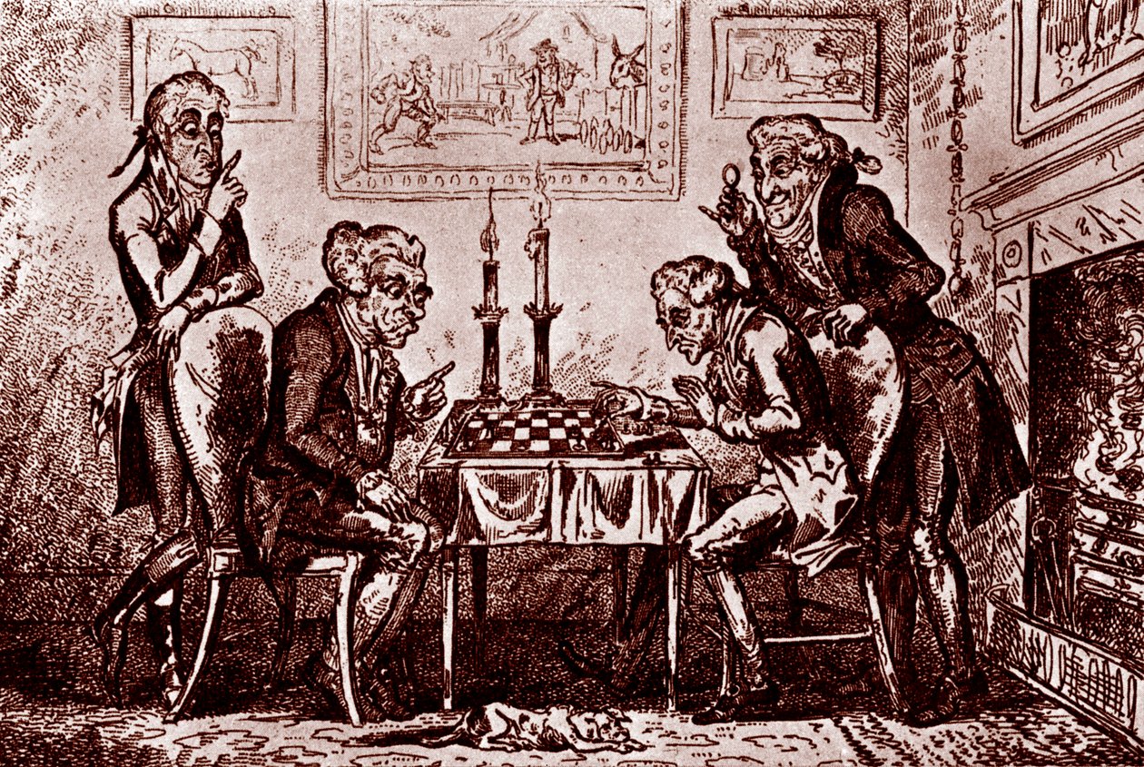 国际象棋的游戏 作者 乔治·克鲁克申克