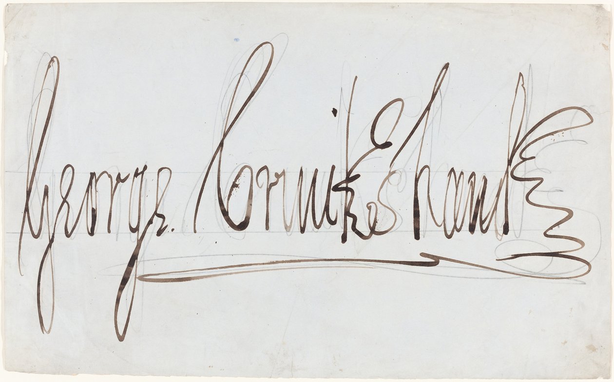 George Cruikshank（装饰性签名） 作者 乔治·克鲁克申克