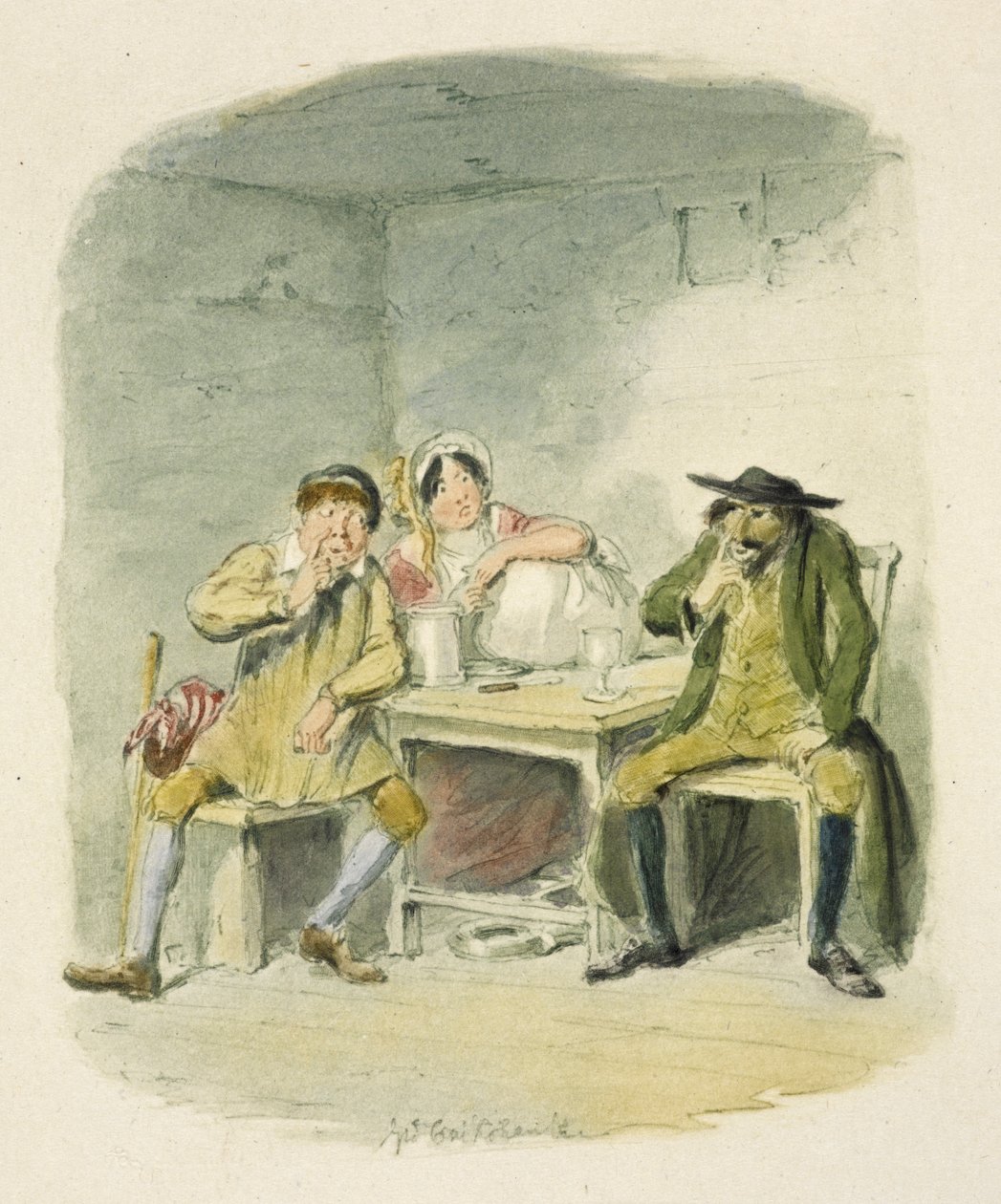 奥利弗-忒斯特》插图 作者 乔治·克鲁克申克