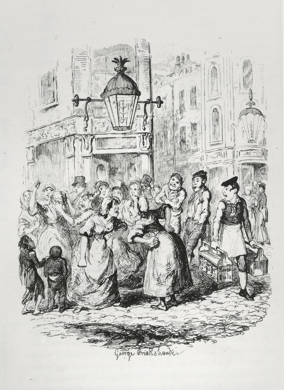 Seven Dials，c.1836 作者 乔治·克鲁克申克