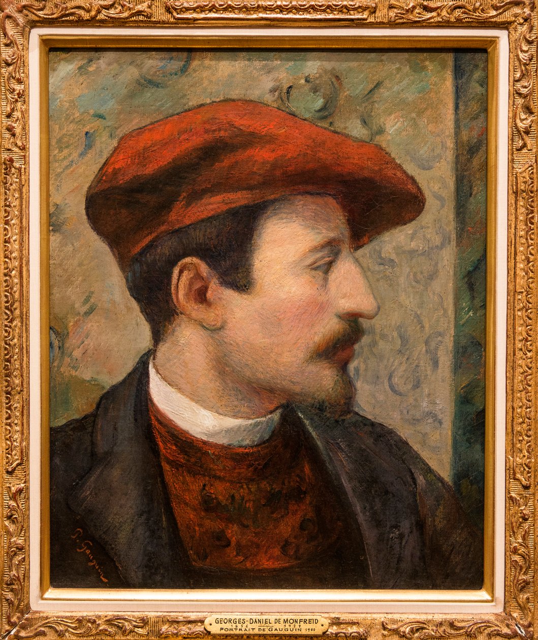 Portrait of Paul Gauguin (1848-1903) by George Daniel de Monfreid (1856-1929) - Museum of Fine Arts ~ St. Petersburg, Florida, USA 作者 乔治·丹尼尔·德·蒙弗莱德