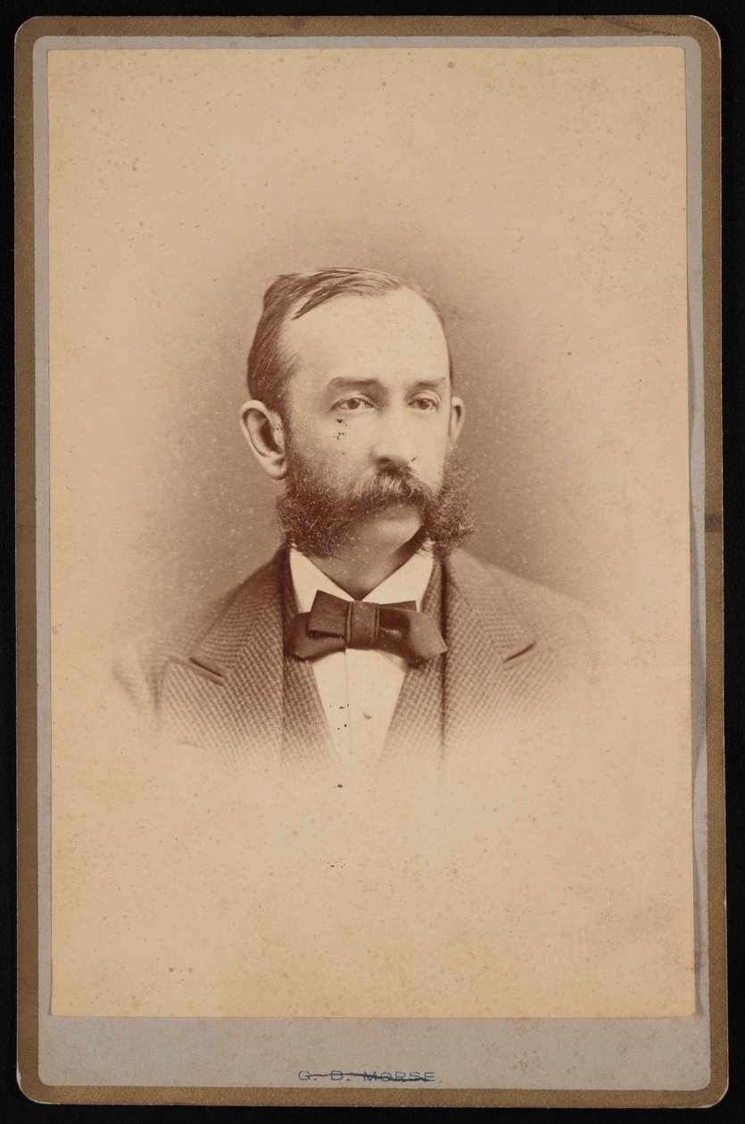丹尼尔-科伊特-吉尔曼的肖像，1831-1908年，约1875年。 作者 乔治·丹尼尔斯·莫尔斯