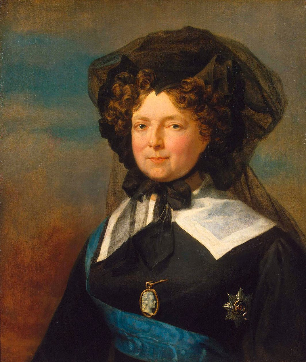 俄罗斯皇后玛丽亚·费奥多罗夫娜（Maria Feodorovna），1820年代。 作者 乔治·道威