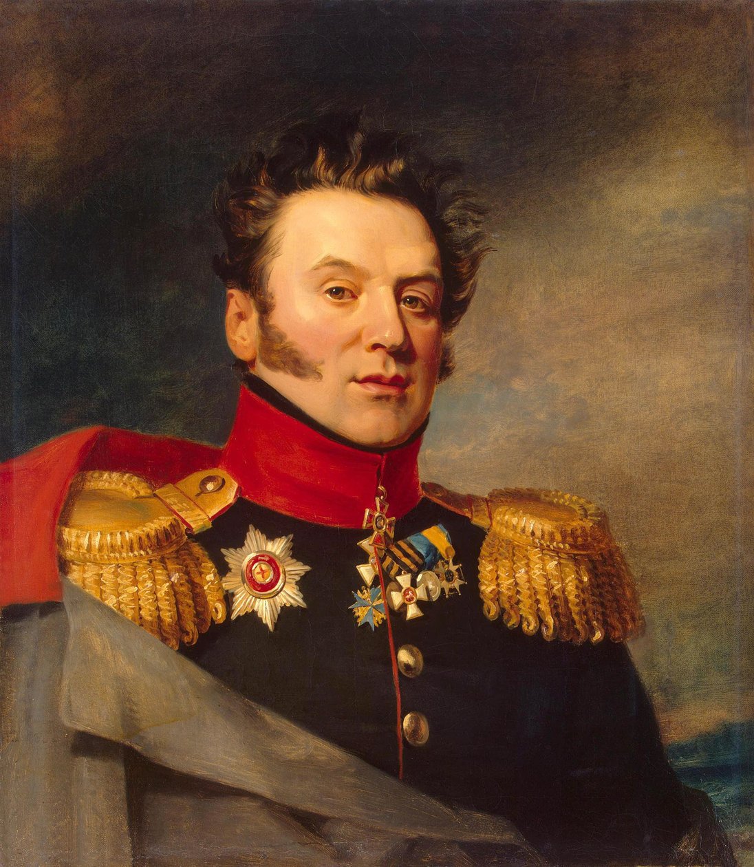 康斯坦丁·马尔科维奇·波尔托拉茨基（Konstantin Markovich Poltoratsky）1782-1858年的肖像，1825年之前 作者 乔治·道威