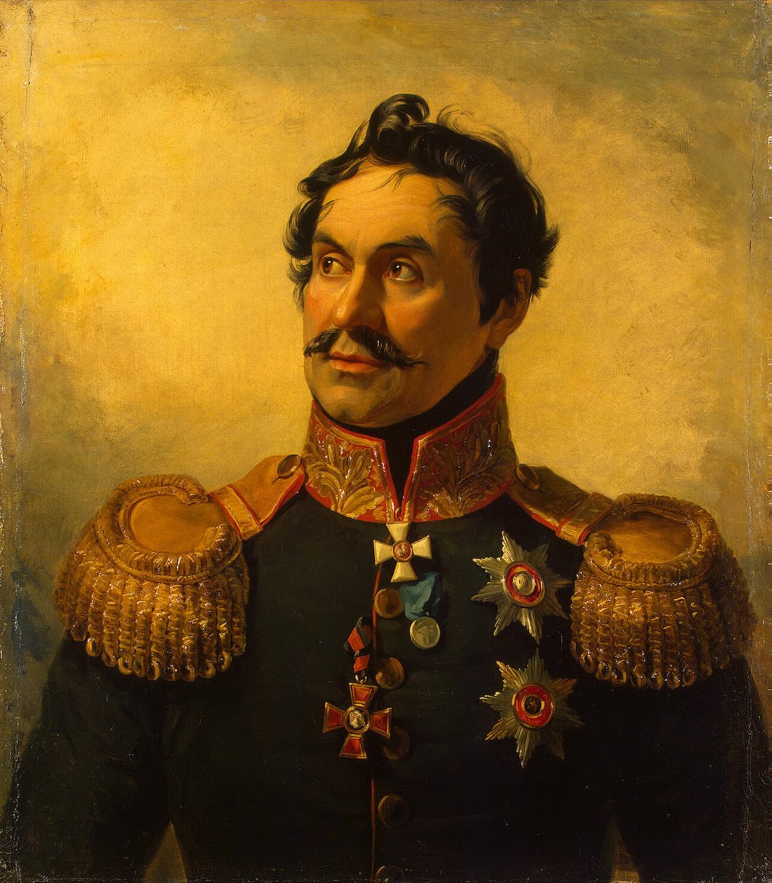 Yefim Chaplits的肖像1768-1825，1825年之前 作者 乔治·道威