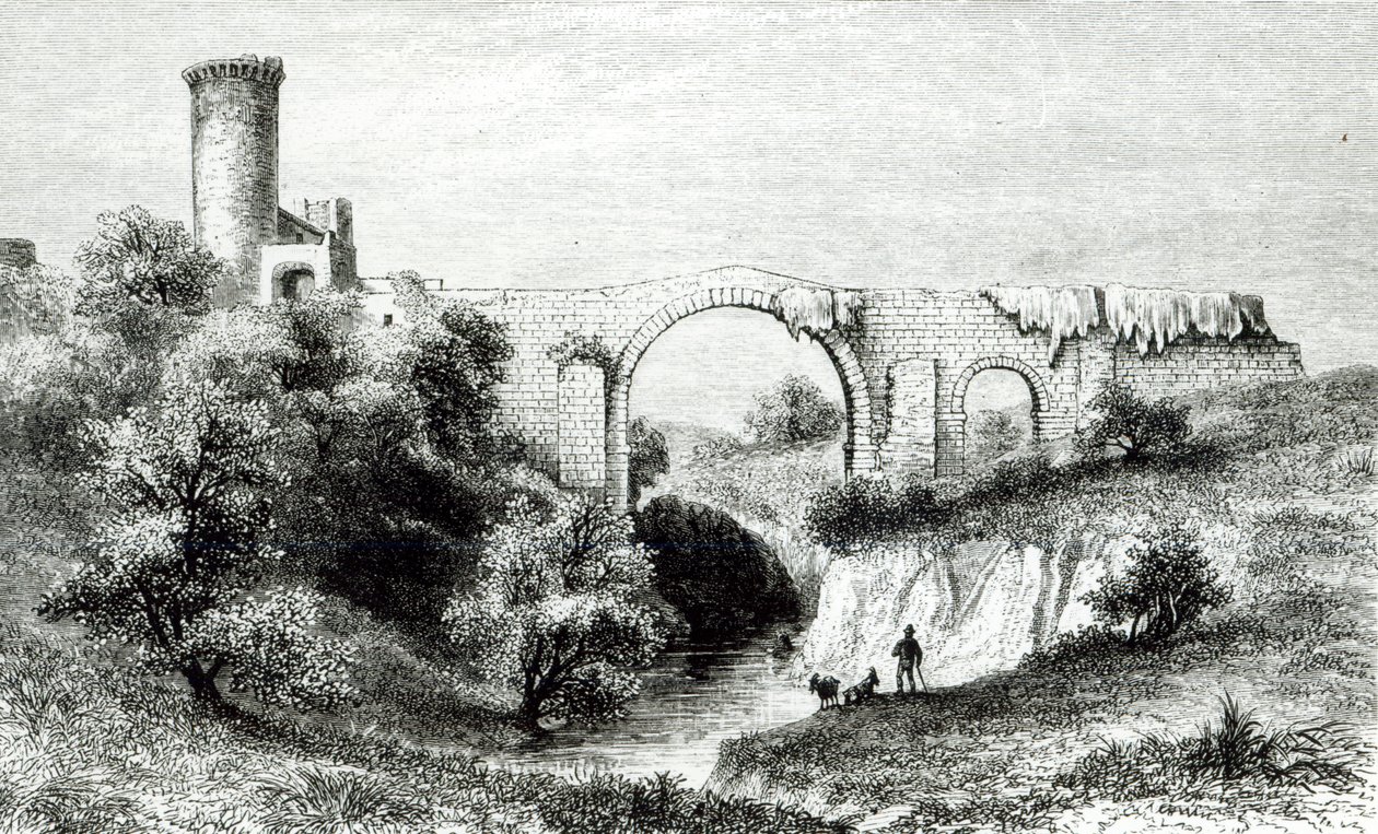 Ponte della Badia，Vulci 作者 乔治·丹尼斯