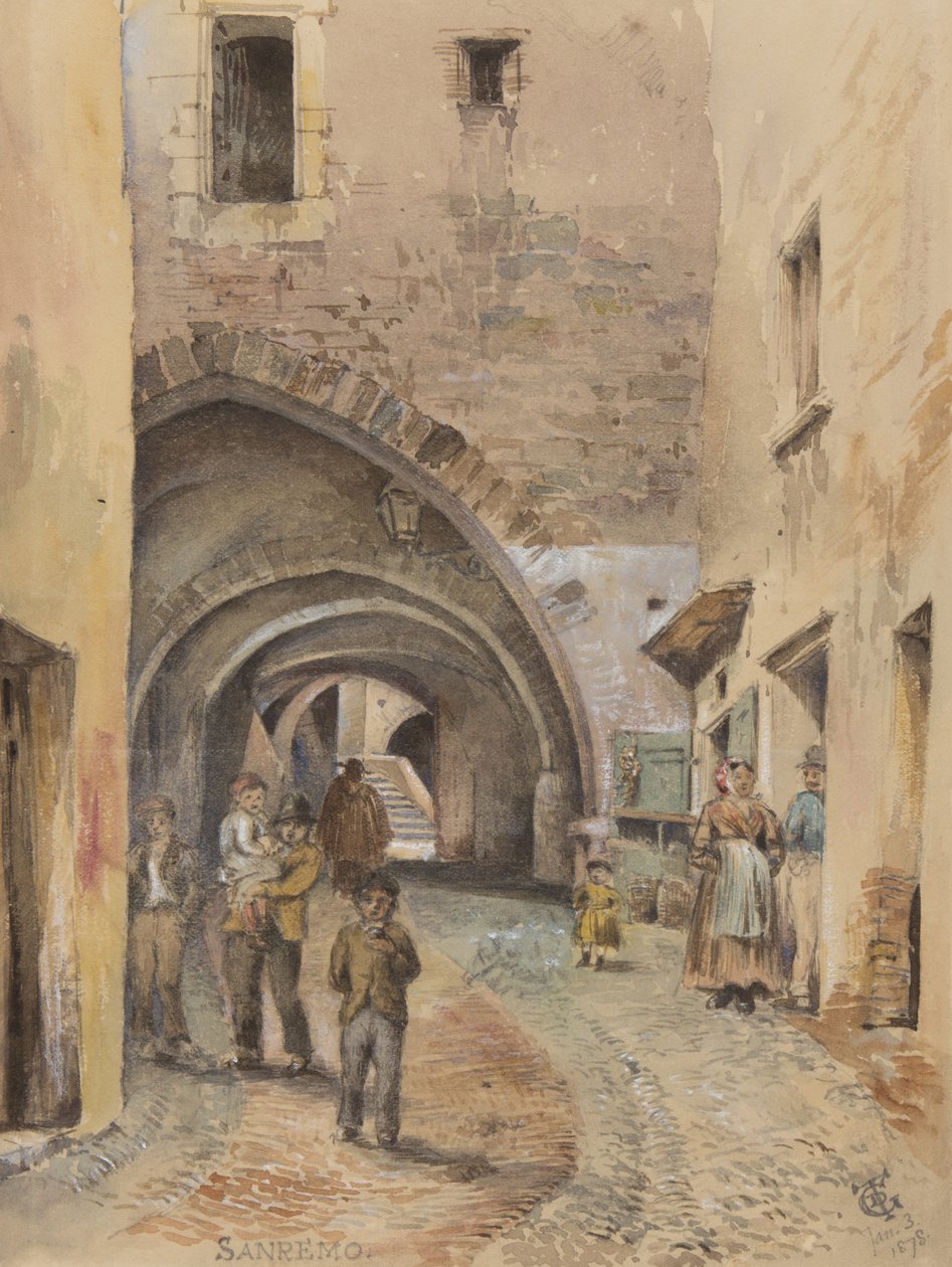 San Remo，1878年1月3日 作者 乔治·道格拉斯·廷林