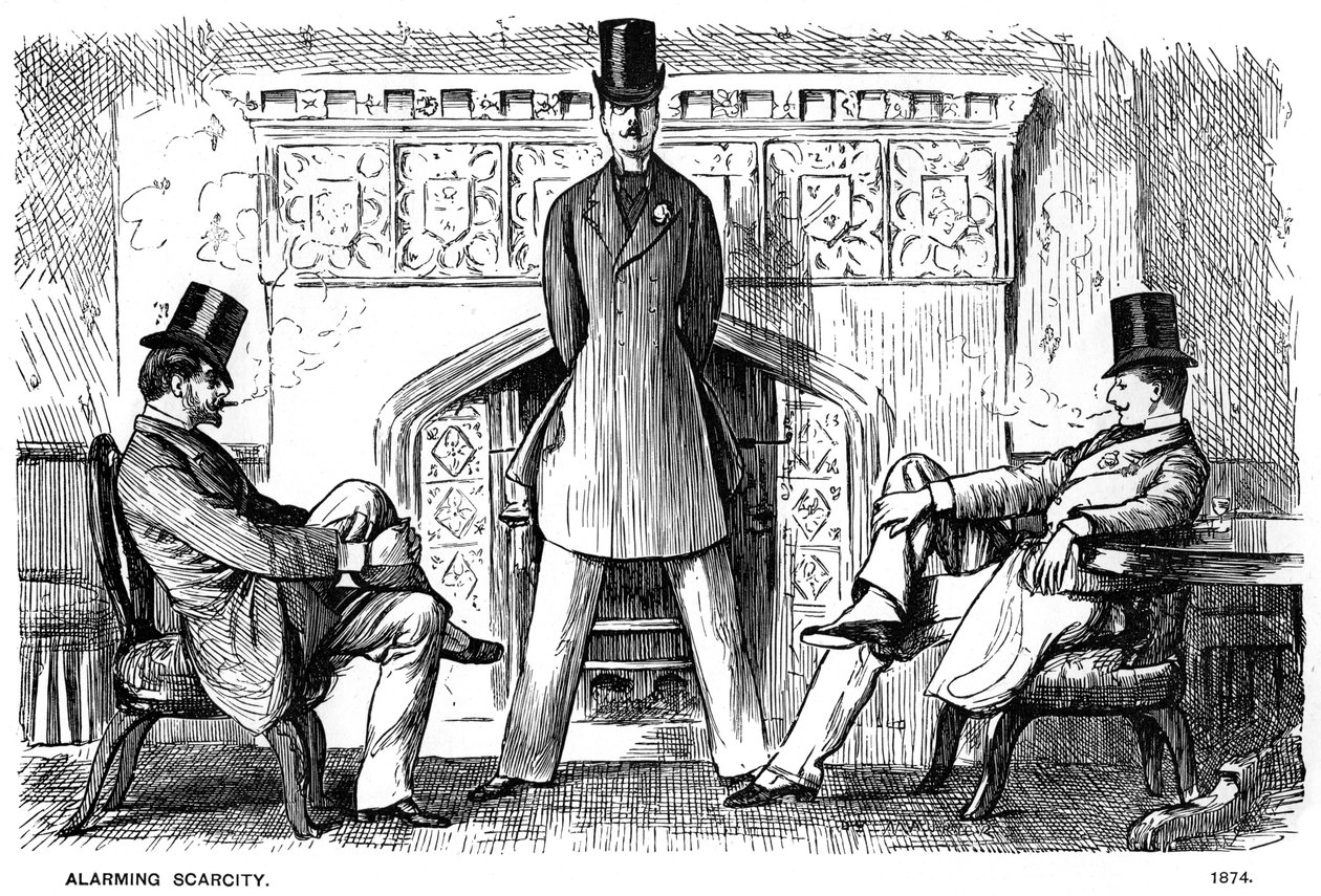 令人震惊的匮乏，1874年，1891年 作者 乔治·杜莫里耶