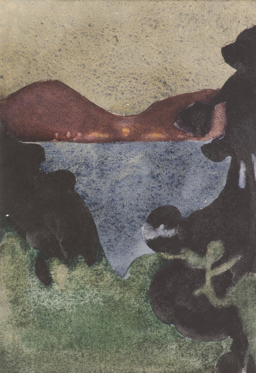 泰波特的邓迪，黄昏，c.1898（水彩） 作者 乔治荷兰戴维森