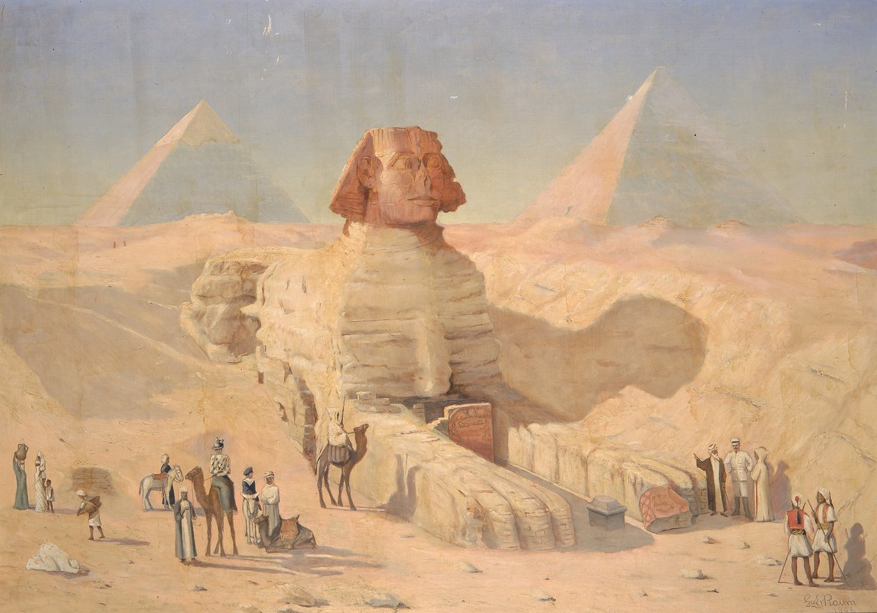 斯芬克斯》，1896年。 作者 乔治 E. 房间