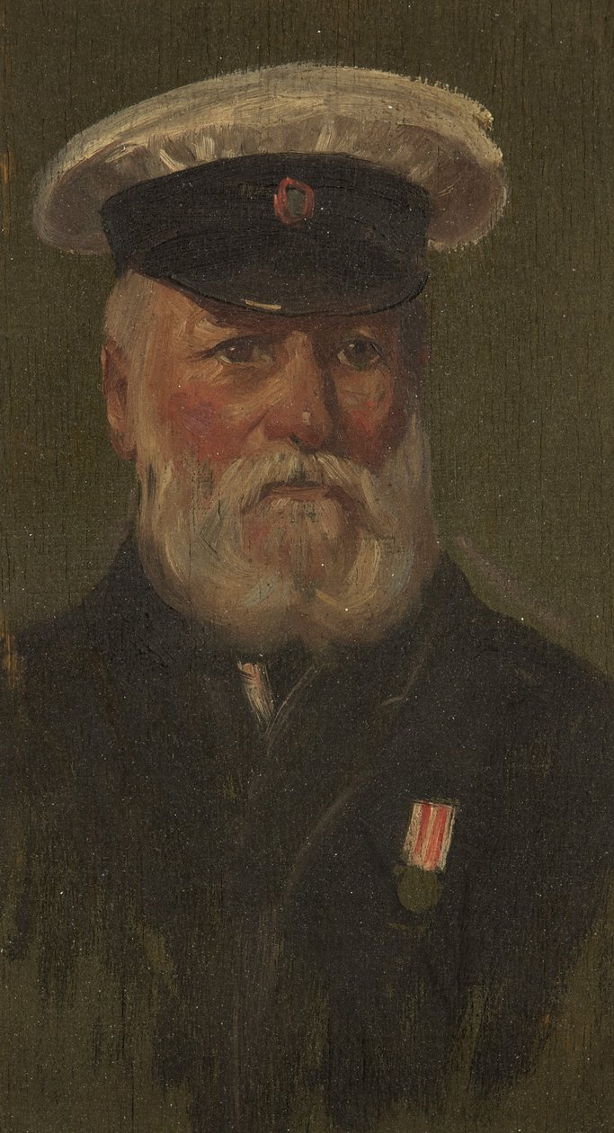 C. Clothier 的肖像，6th，c.1920（面板上的油） 作者 乔治·埃德蒙·巴特勒