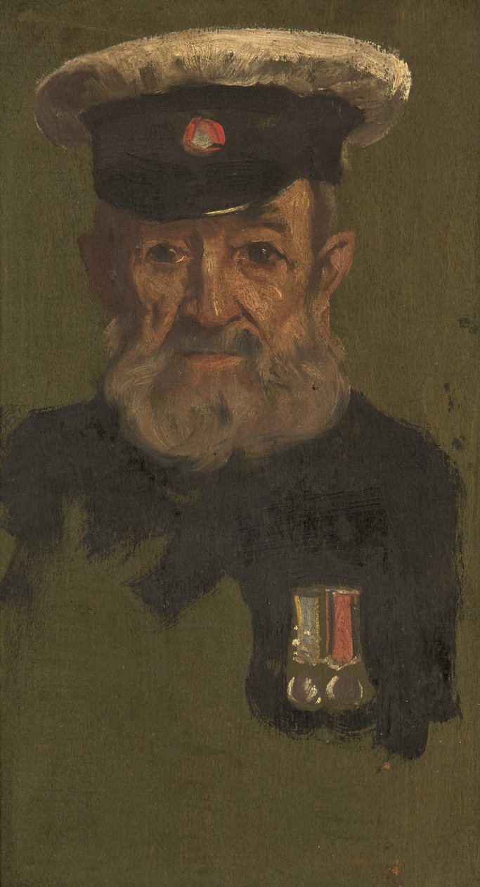 J. Smith 的肖像，第 4 代和 R.A.，c. 1920（面板上的油） 作者 乔治·埃德蒙·巴特勒