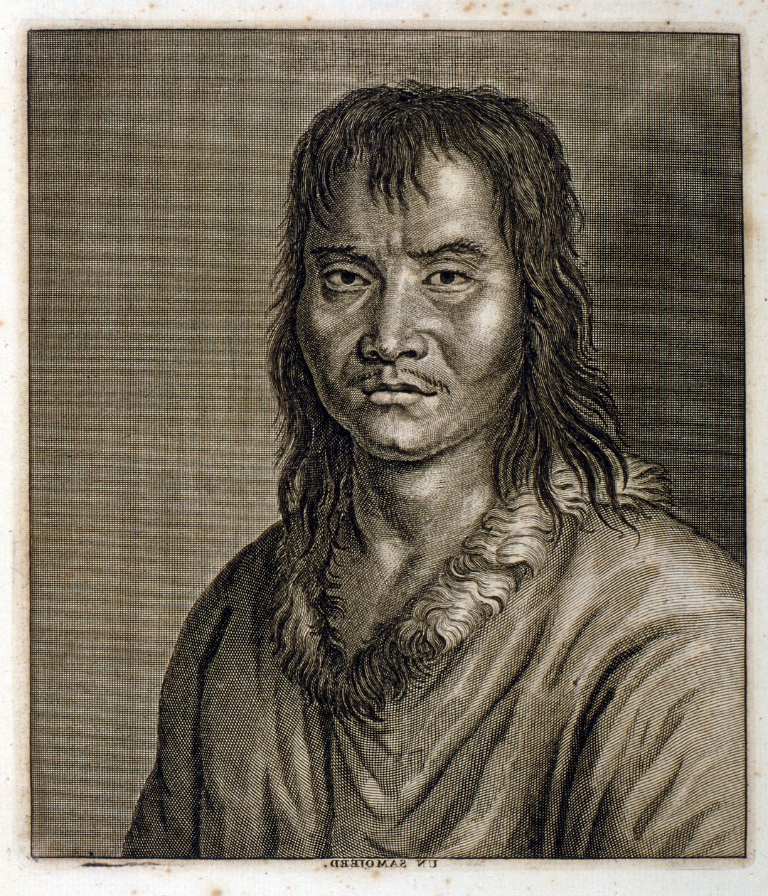 萨摩耶德人的水彩插图。萨摩耶德语族是指讲萨摩耶德语的民族，萨摩耶德语属于乌拉尔语系。该名称源于俄罗斯对西伯利亚一些土著人使用的过时术语萨摩耶德。 作者 乔治·爱德华兹