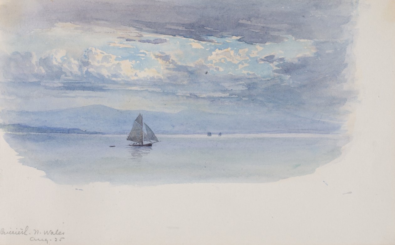 Criccieth, N. Wales, 约1899年。 作者 乔治·埃尔伯特·布尔