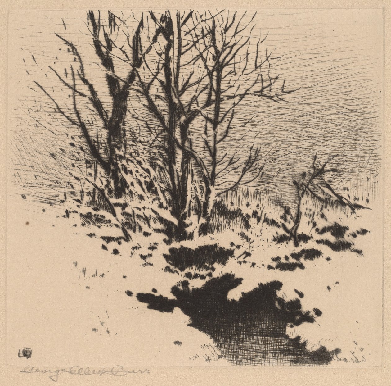 第一场雪（第2号） 作者 乔治·埃尔伯特·布尔