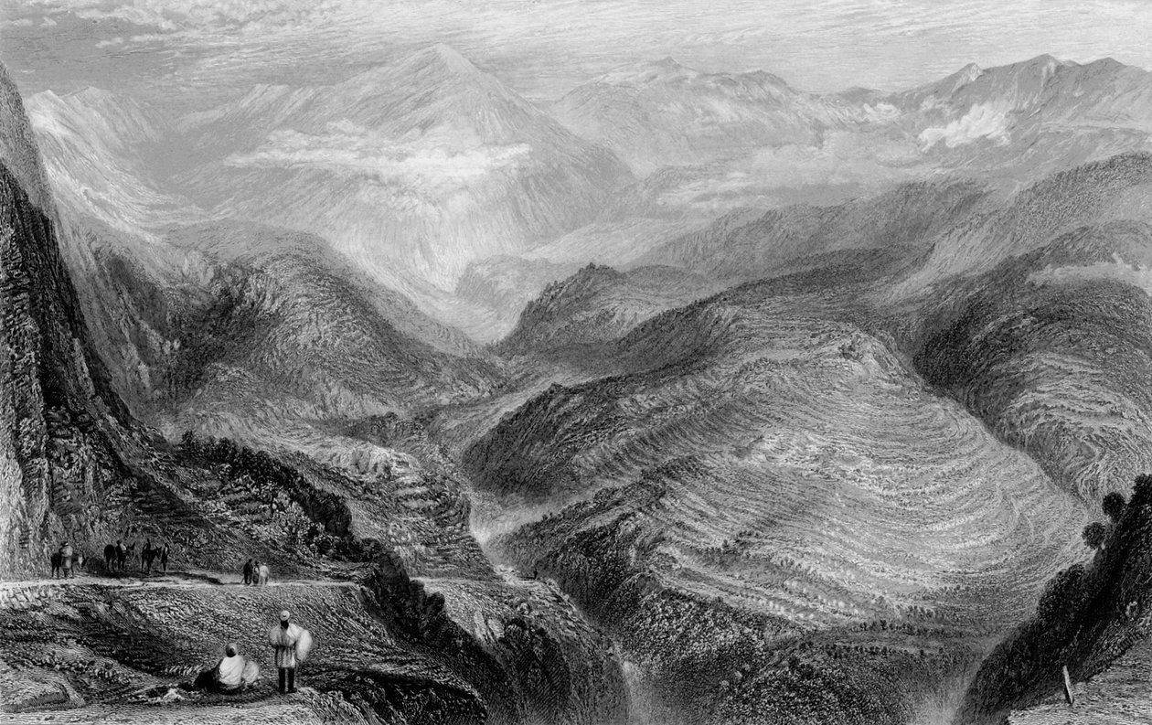 Jubbera附近的景色》，1838年。 作者 乔治·弗朗西斯·怀特