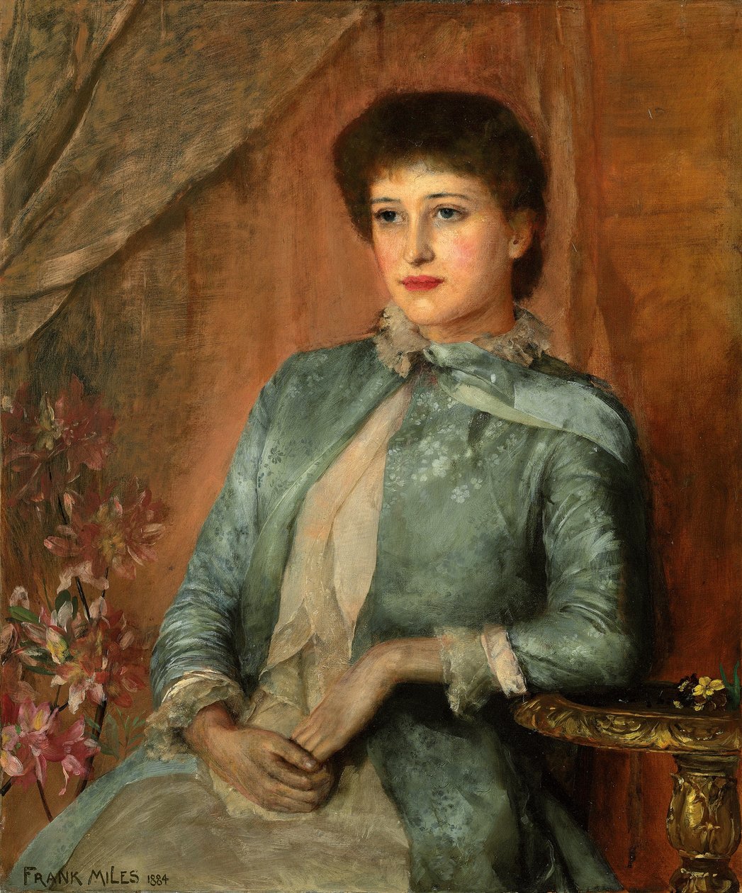 Lillie Langtry的肖像，1884年 作者 乔治·弗兰克·迈尔斯