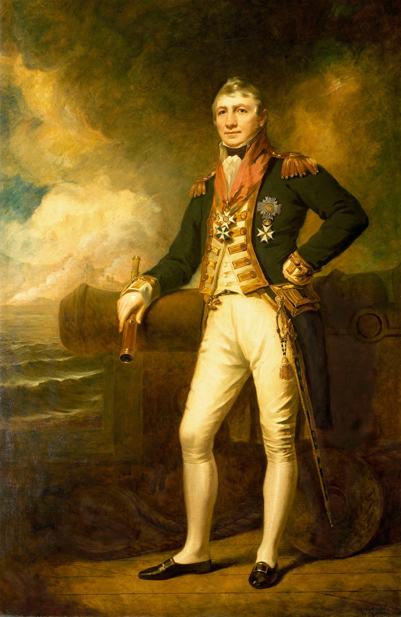 海军上将戴维-米尔恩爵士（1763-1845 年） 作者 乔治·弗雷德里克·克拉克