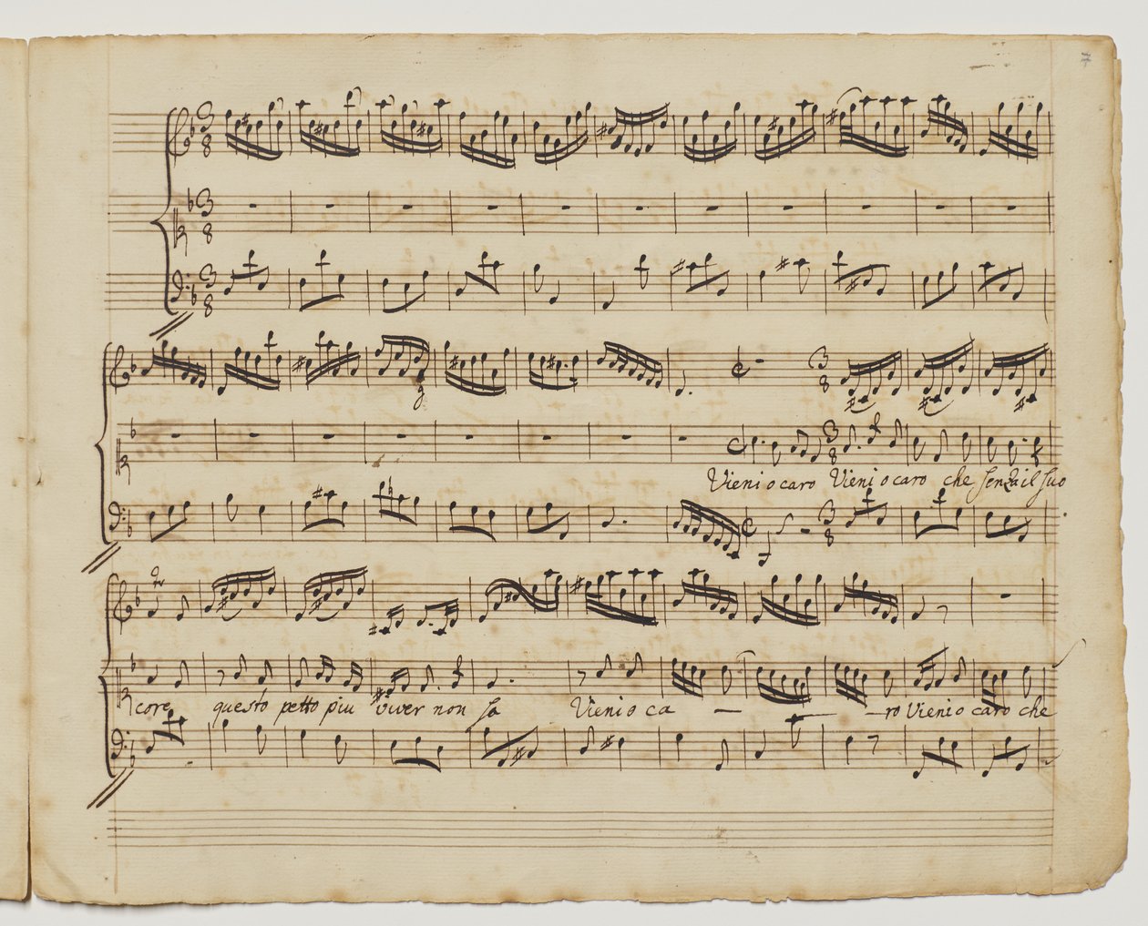 来吧或者亲爱的，没有他的核心，来自“Rinaldo的Aditionall [原文]歌曲”，第1717页 作者 乔治·弗雷德里克·汉德尔