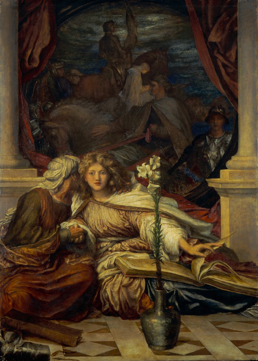 Britomart，1877-78年 作者 乔治·弗雷德里克·沃茨