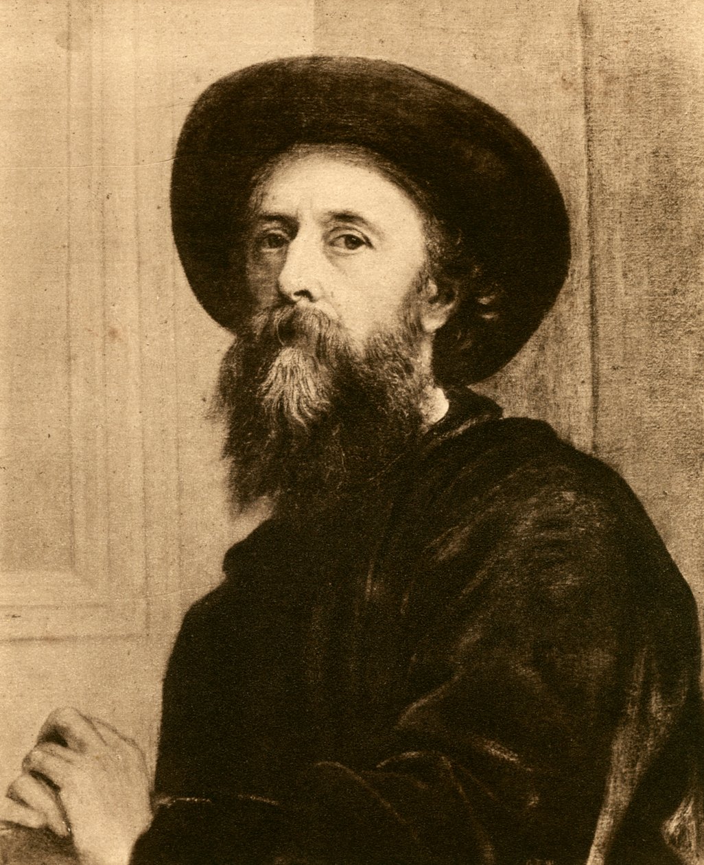 乔治·弗雷德里克·沃茨（George Frederic Watts），英国维多利亚时代的画家和雕塑家，1913年。 作者 乔治·弗雷德里克·沃茨