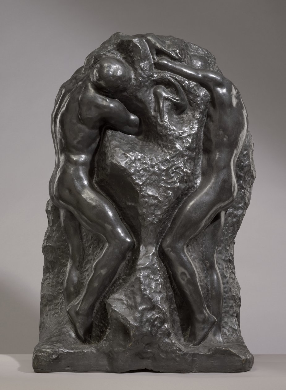 《兄弟之爱》（Brotherly Love），模型为1886-87年（古铜色） 作者 乔治·格雷·巴纳德
